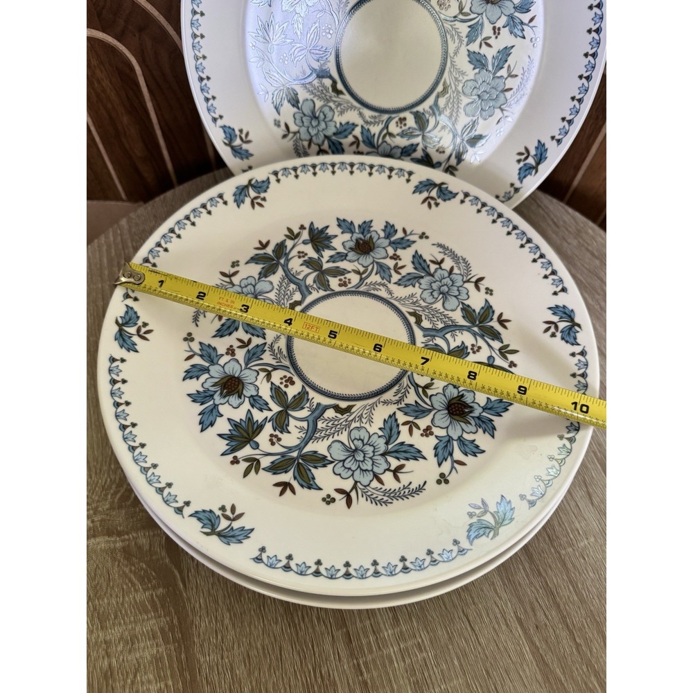 Noritake Progression China Blue Moon 9022 JAPAN Dinner Plate Set 6 - Picture 4 of 4